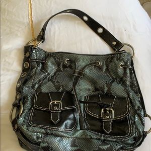 Brand new Isabella Fiore python shoulder bag